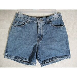 Calvin Klein Womens Easy Fit Denim Shorts Size 4 Double Stone‎ Wash Y2k Style